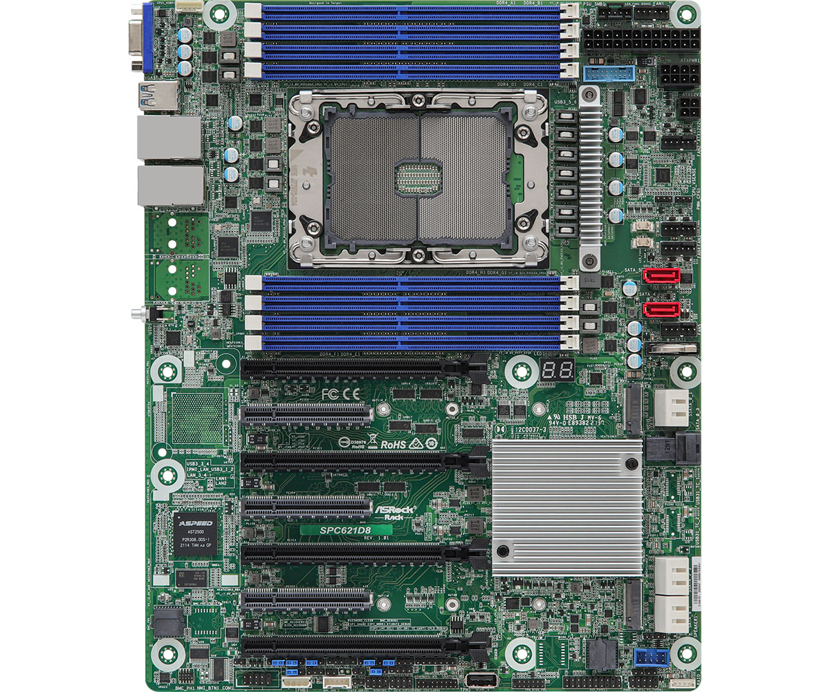 ASRock Rack Motherboard SPC621D8