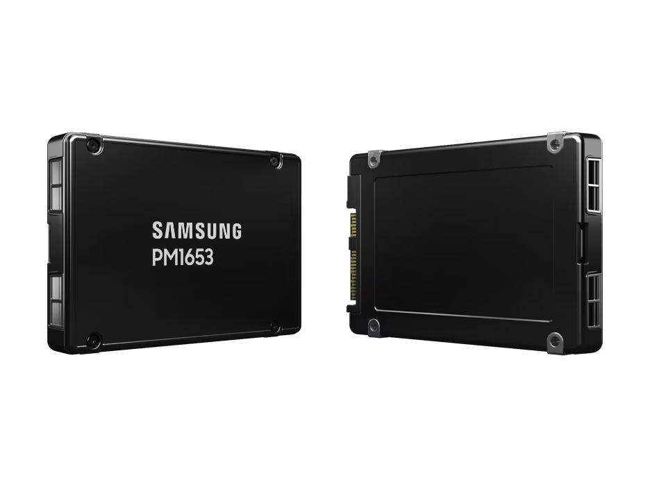 Samsung PM1653 SAS-24G-SSD mit Dual Port im 2,5-Zoll-Format für Enterprise Storage