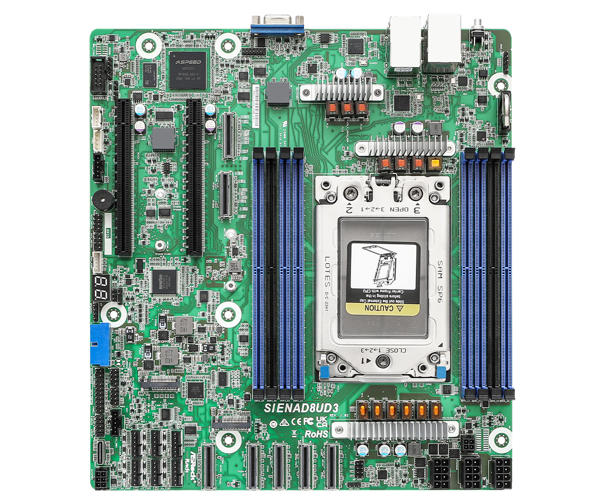 ASRock Rack Motherboard SIENAD8UD3