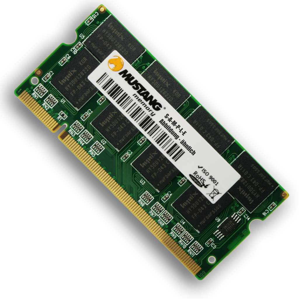 SO-DIMM 1GB Mustang DDR2-800 CL5 (64Mx8) PremiumLine