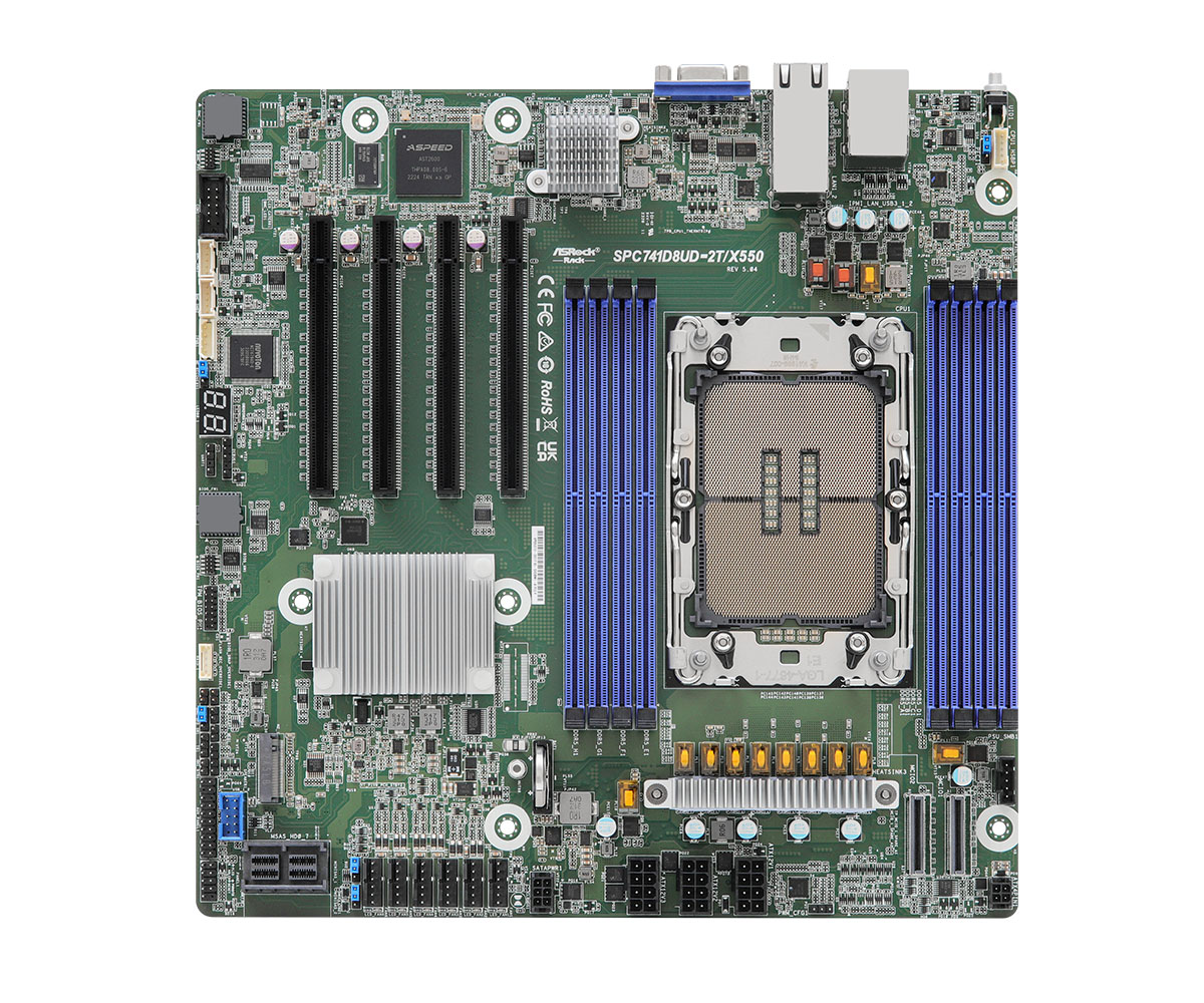 ASRock Rack Motherboard SPC741D8UD-2T/X550