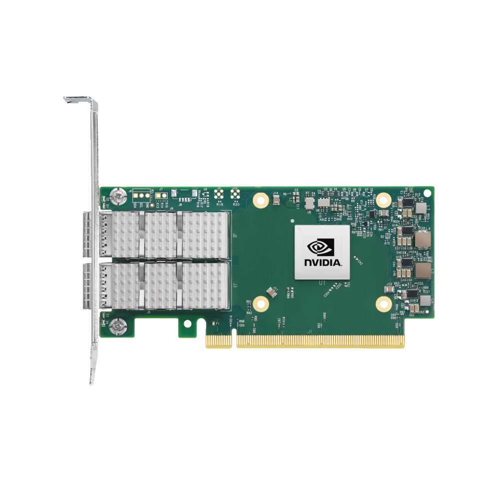 NVIDIA ConnectX-6 Dx EN adapter card, 100GbE, Dual-port QSFP56, PCIe 4.0 x16, Crypto and Secure Boot