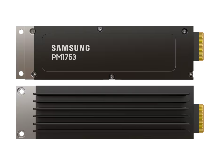 Samsung PM1753 PCIe 5.0 Enterprise NVMe SSD in U.2, U.3, E1.S und E3.S