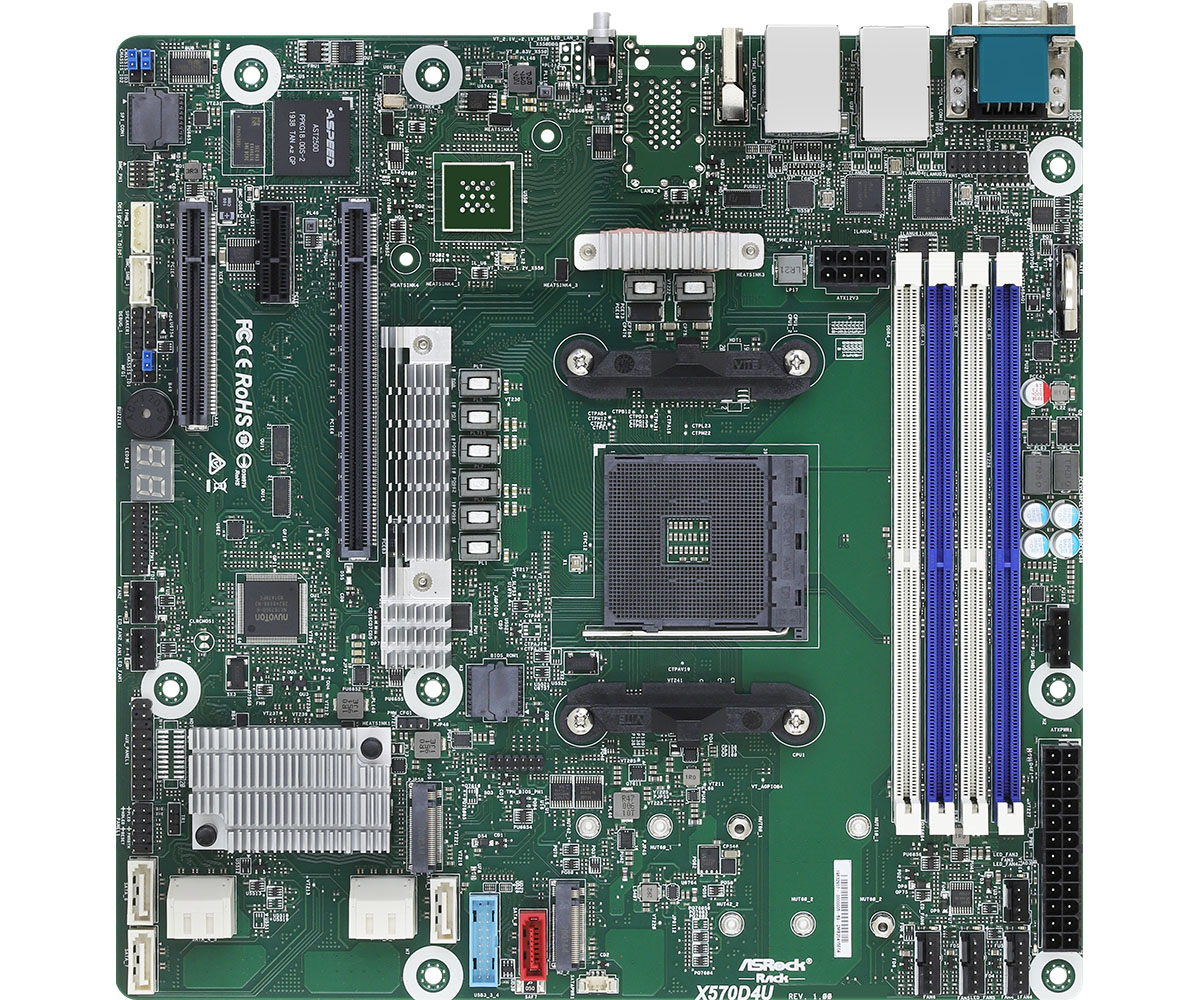 ASRock Rack Motherboard X570D4U
