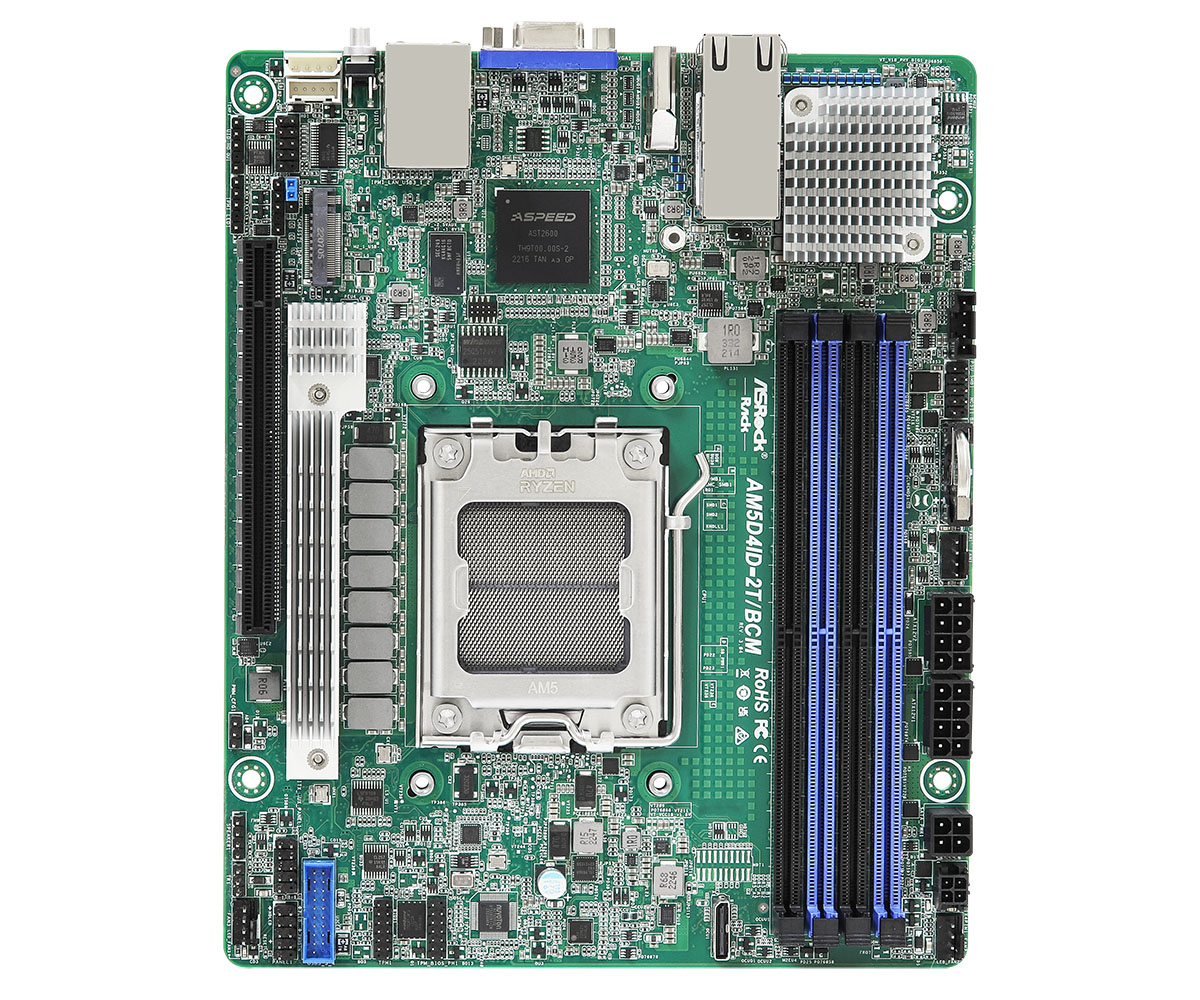ASRock Rack Motherboard AM5D4ID-2T/BCM