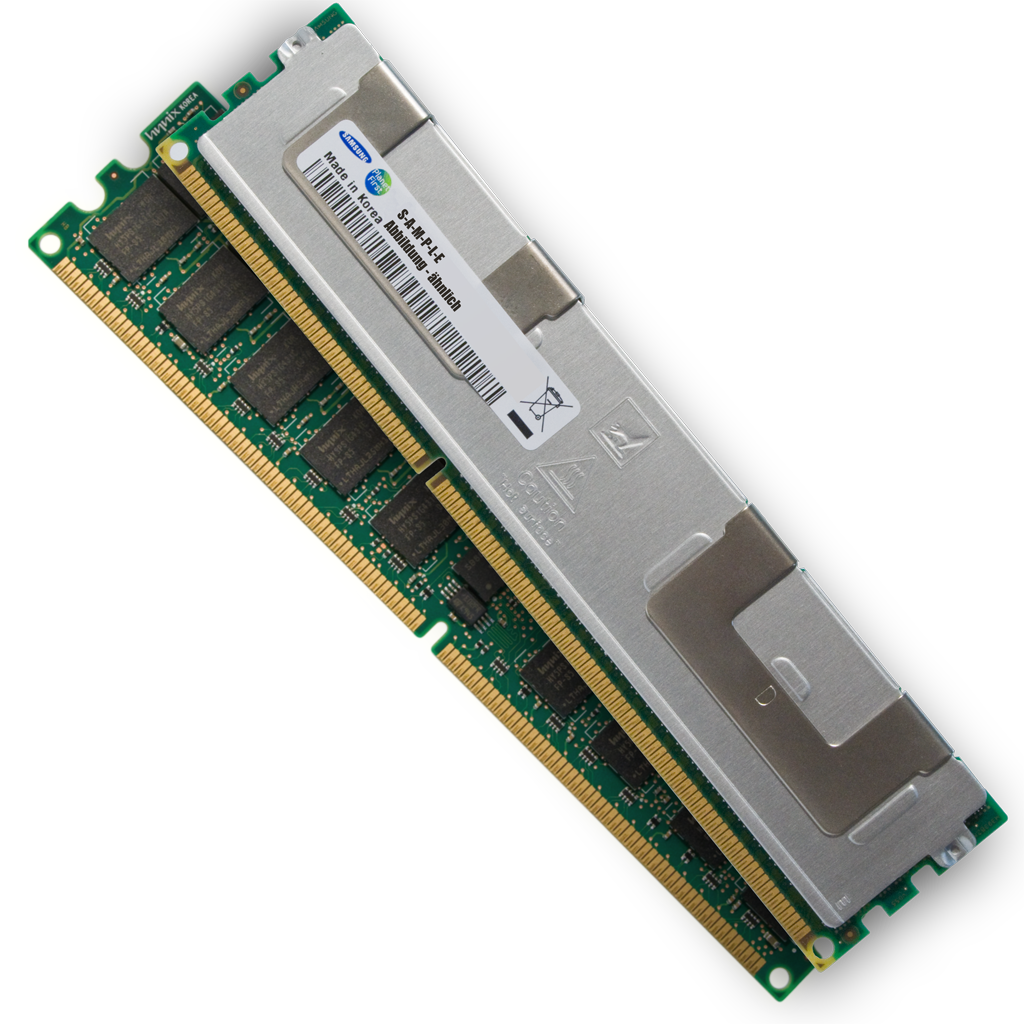 16GB Samsung DDR3-1600 CL11 (1Gx4) ECC reg. DR LV (1,35V)