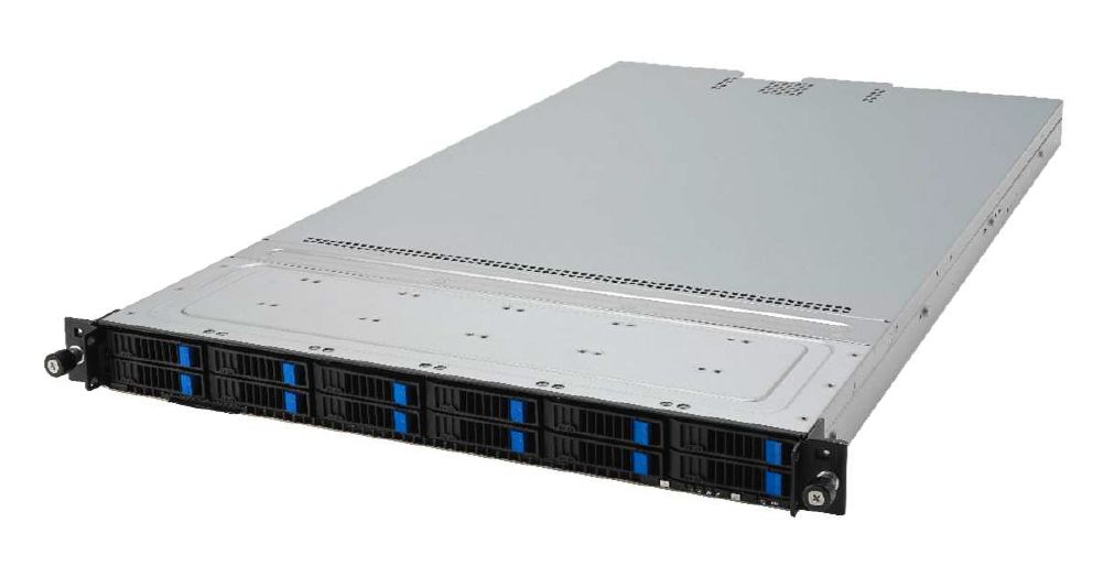 1U AMD Single-socket Server Barebone ASUS RS501A-E12-RS12U/1G/1.6kW/12NVMe/OCP/GPU