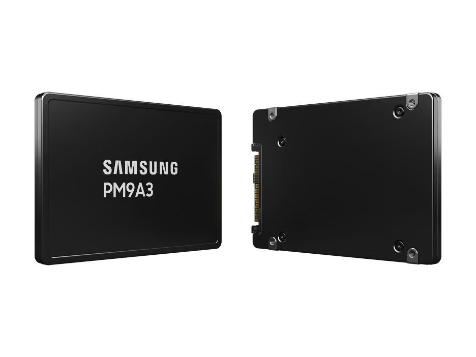 Samsung PM9A3 PCIe 4.0 NVMe SSD in U.2, M.2 und E1.S für Data-Center-Server