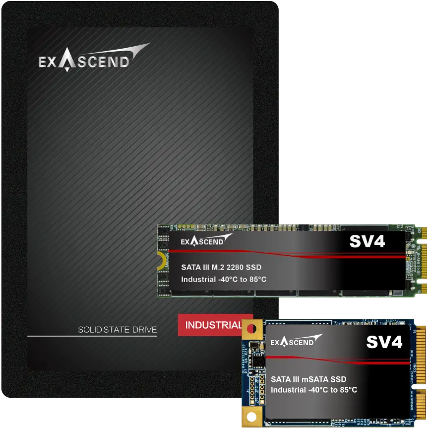 Exascend SV4 SSD extended temperature range