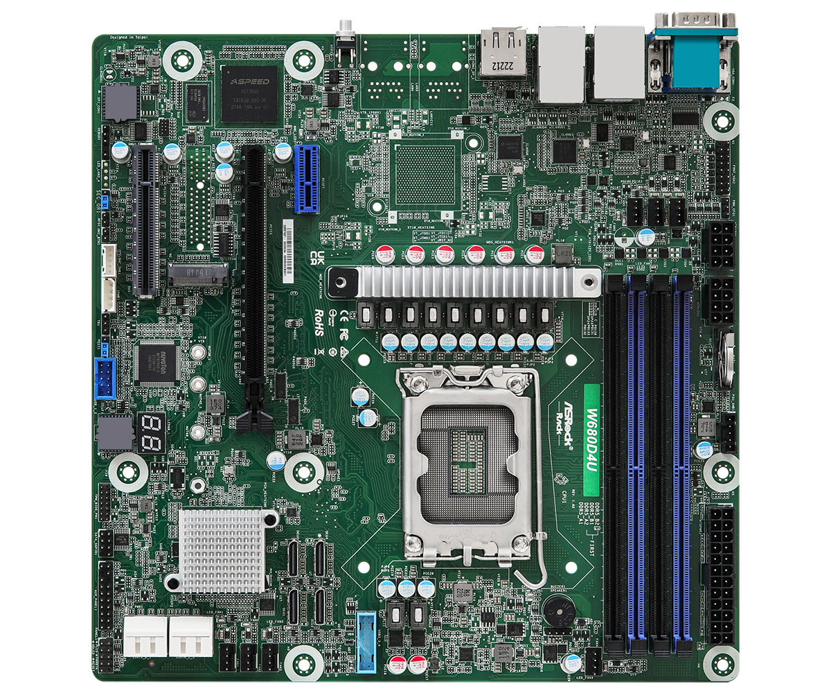 ASRock Rack Motherboard W680D4U