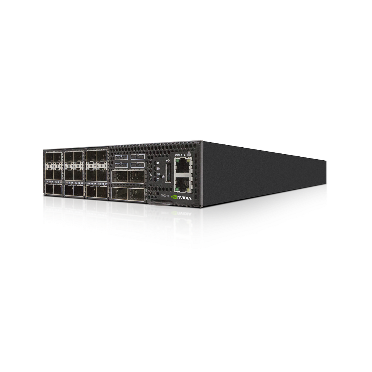 NVIDIA Spectrum 25GbE/100GbE 1U Open Ethernet Switch, Mellanox Onyx-OS, x86 CPU, P2C airflow, 18 SFP28 ports and 4 QSFP28 ports