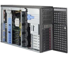 Supermicro SuperWorkstation 7049GP-TRT, refurbished (minimale Kratzer auf Gehäuse)