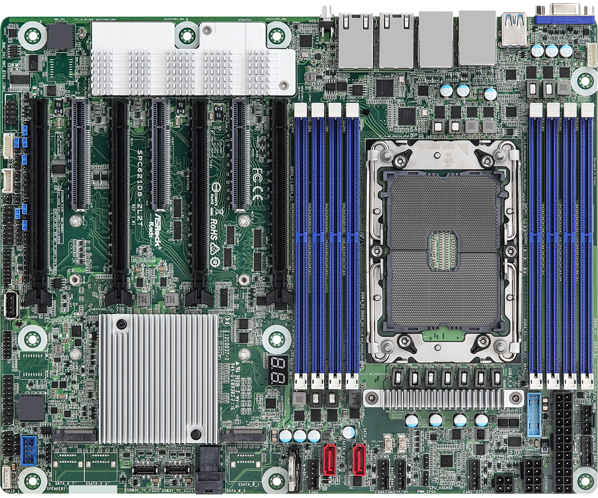 ASRock Rack Motherboard SPC621D8-2L2T