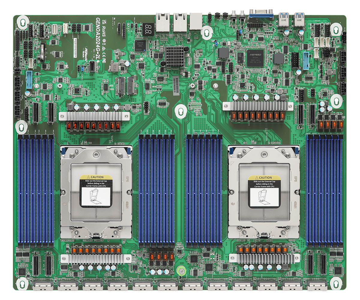 ASRock Rack Motherboard GENOA2D24G-2L+
