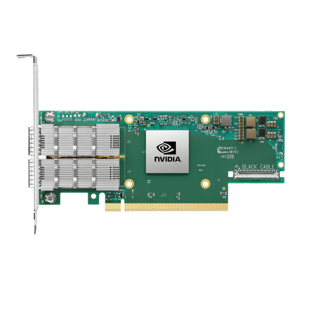 NVIDIA ConnectX-6 VPI adapter card, 100Gb/s (HDR100, EDR IB and 100GbE), single-port QSFP56, PCIe3.0/4.0 x16