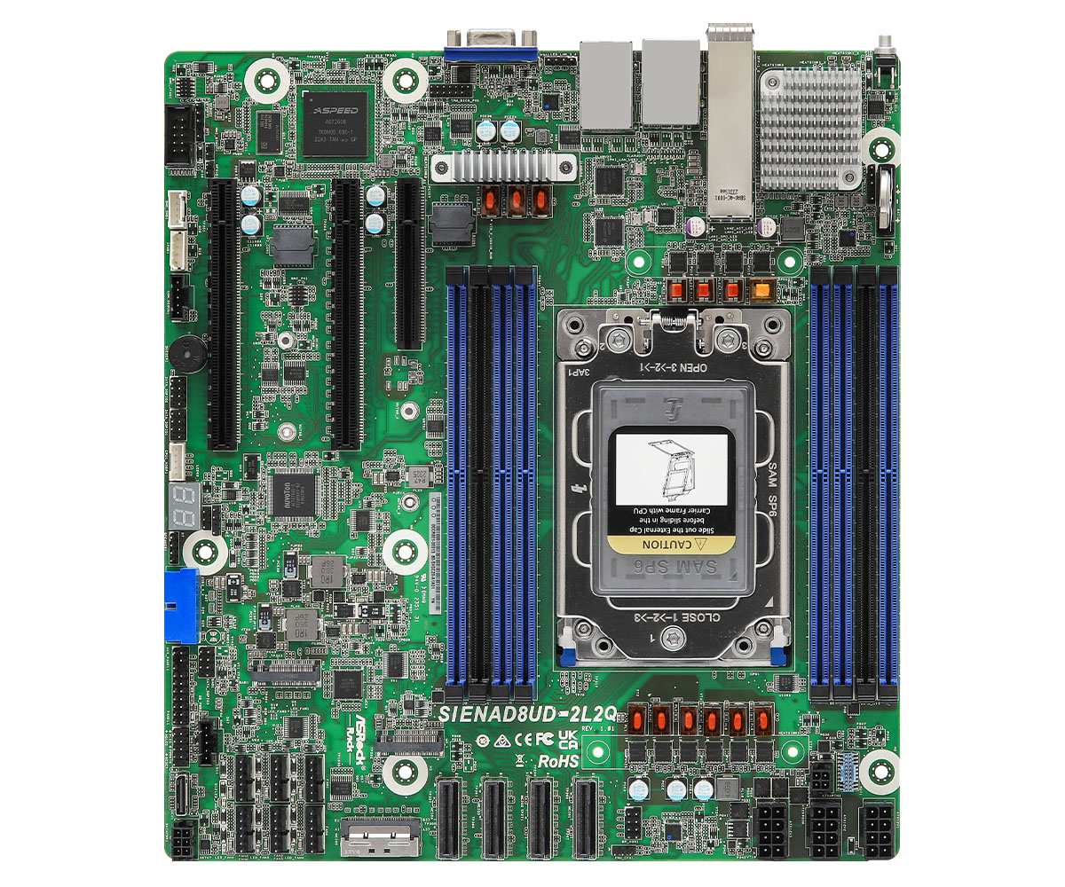 ASRock Rack Motherboard SIENAD8UD-2L2Q