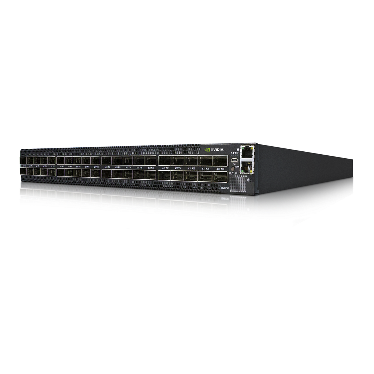 NVIDIA Quantum Infiniband Switch HDR InfiniBand 1U, x86 dual core, 40 QSFP56 ports, P2C airflow