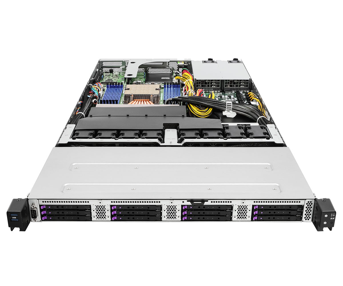 ASRock Rack 1U12E3S-TURIN/EVAC Barebone